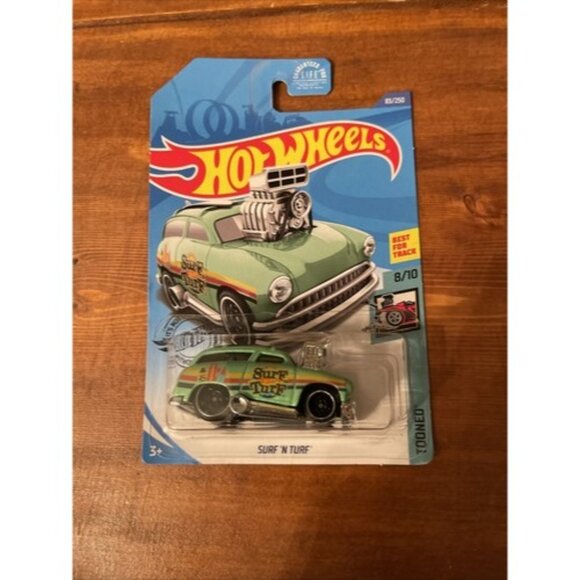 2020 Hot Wheels Surf N Turf (Green) TOONED 8/10 LP - Picture 1 of 2